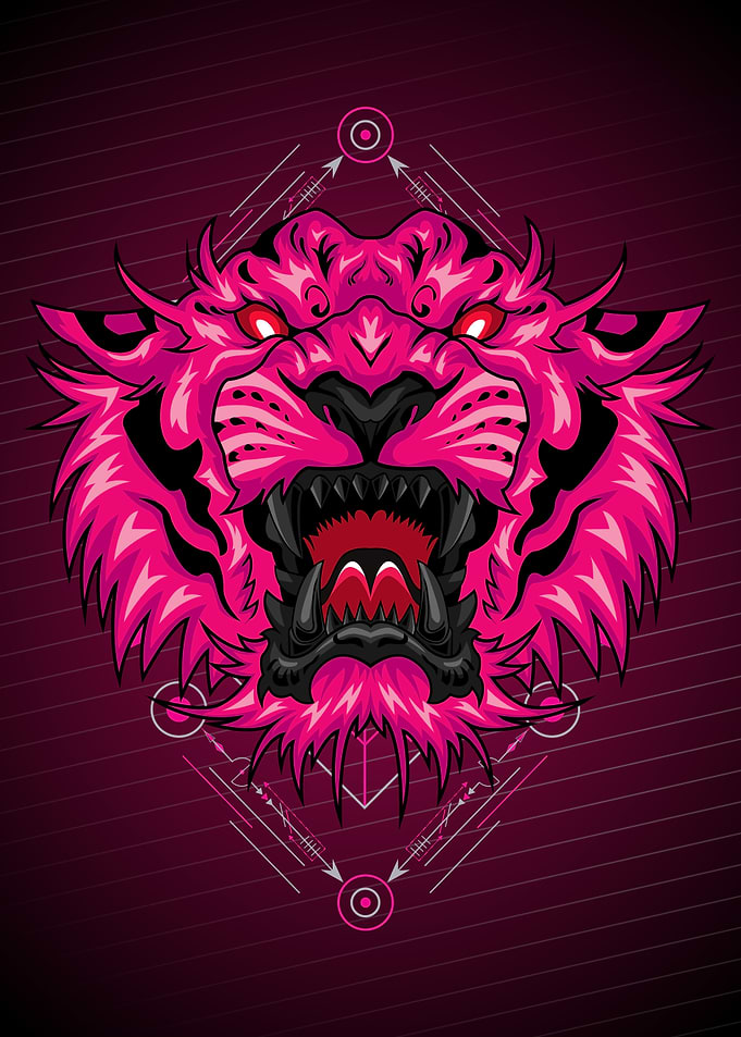 CUTE TIGER HEAD