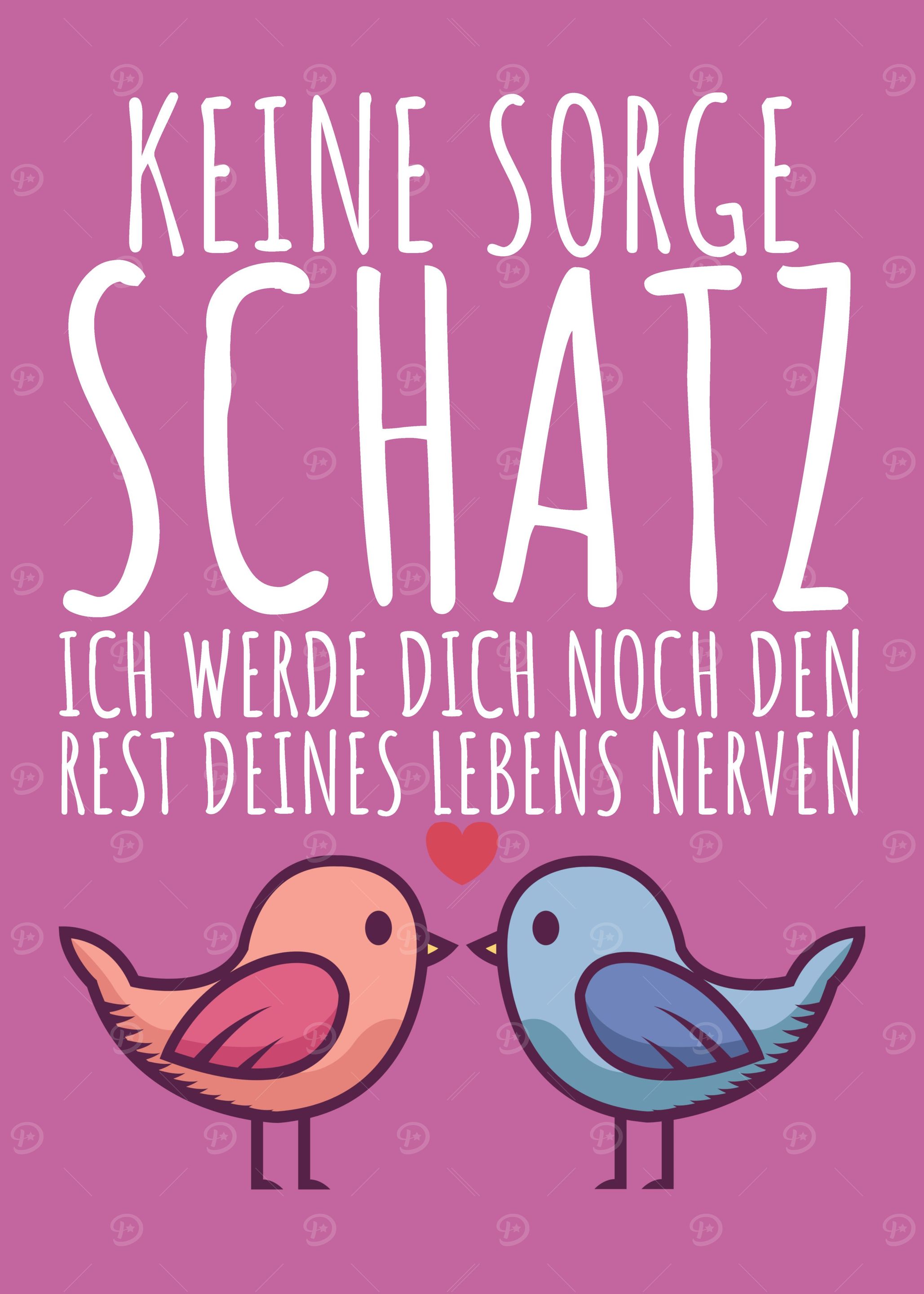 Schatz Nerven Liebe