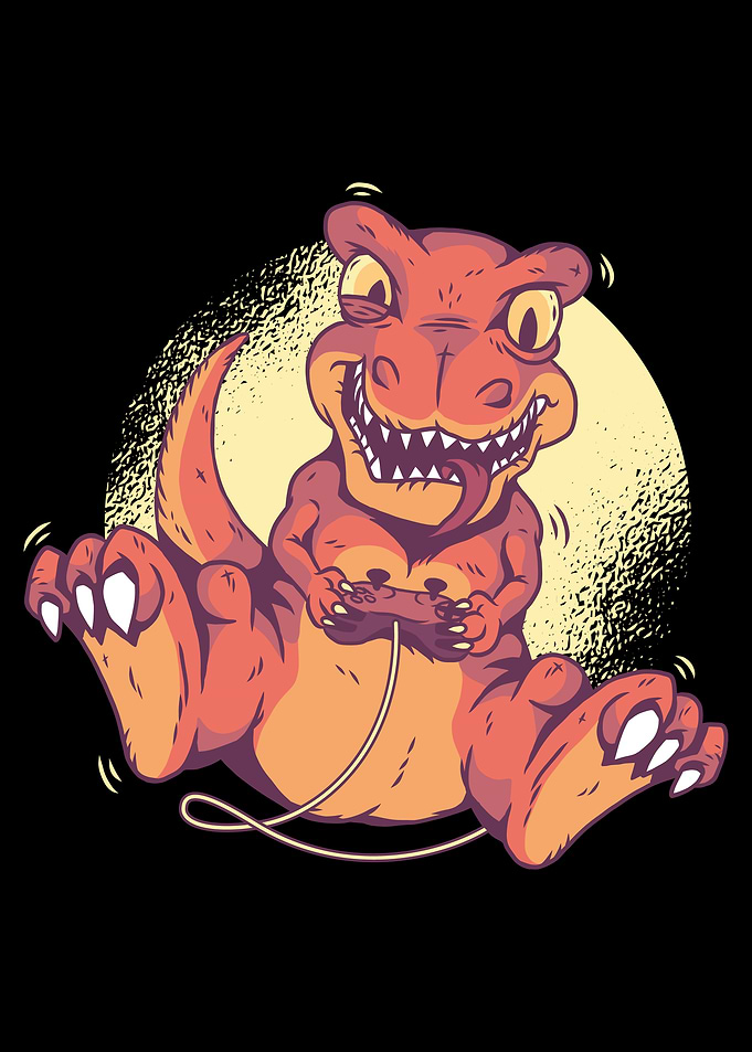 Gamer Dinosaur Rex