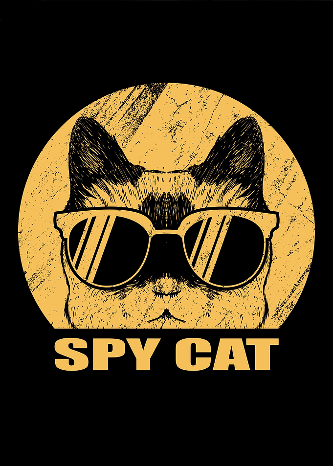 Cool funny Spy Cat Animal