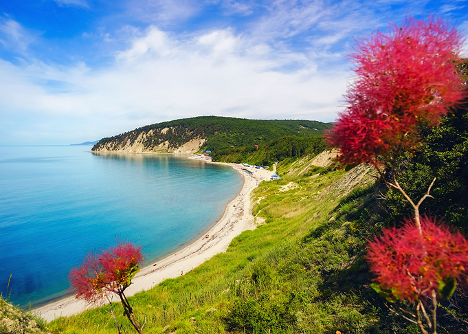Beautiful view over sea