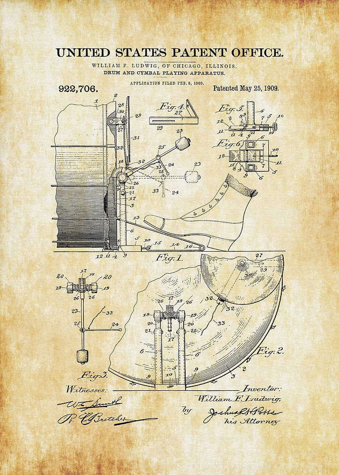Drum And Cymbal Pedal