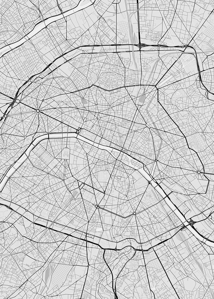 Paris France Map