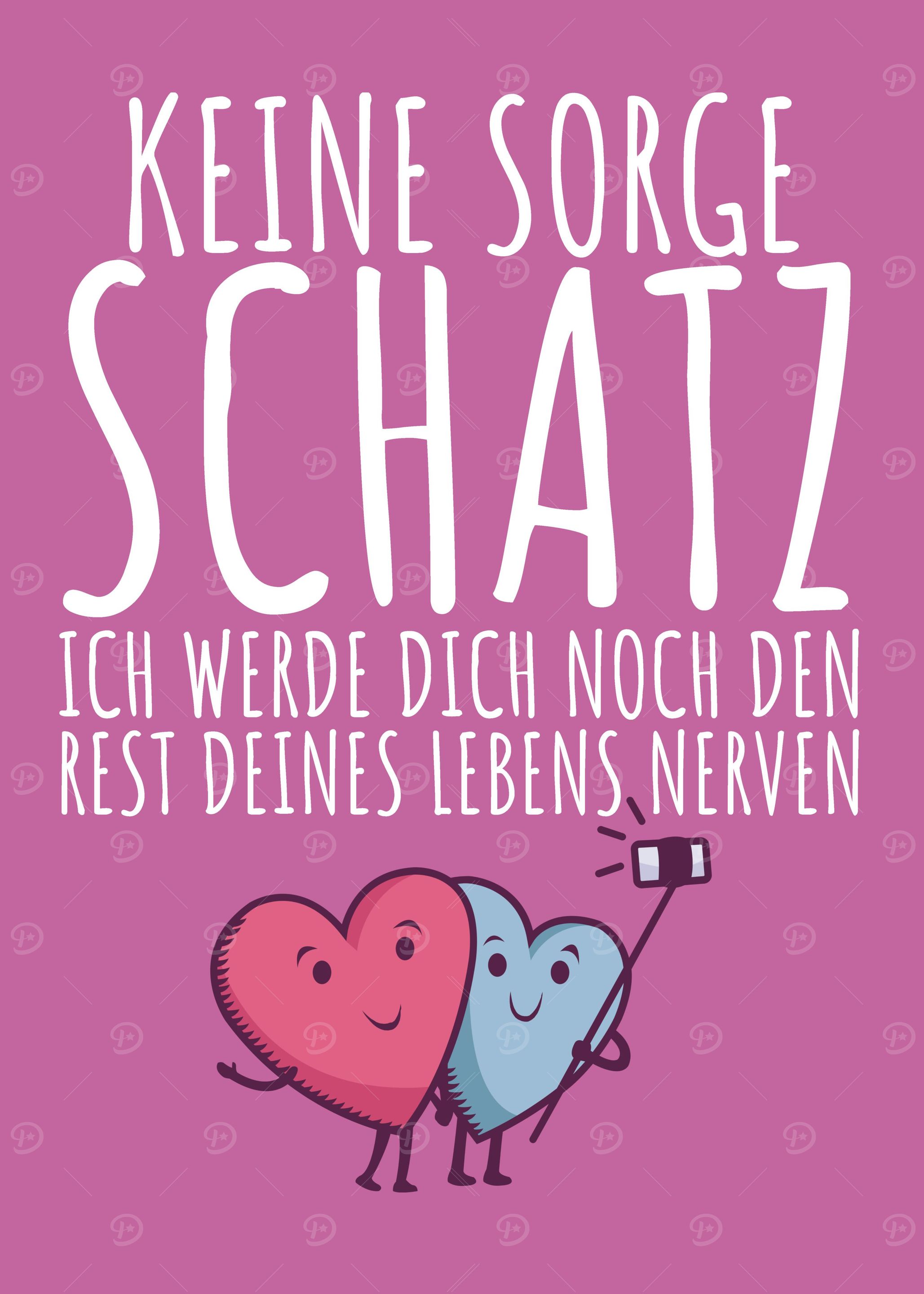 Schatz Nerven Liebe