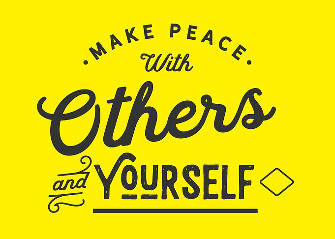 Make peace with others