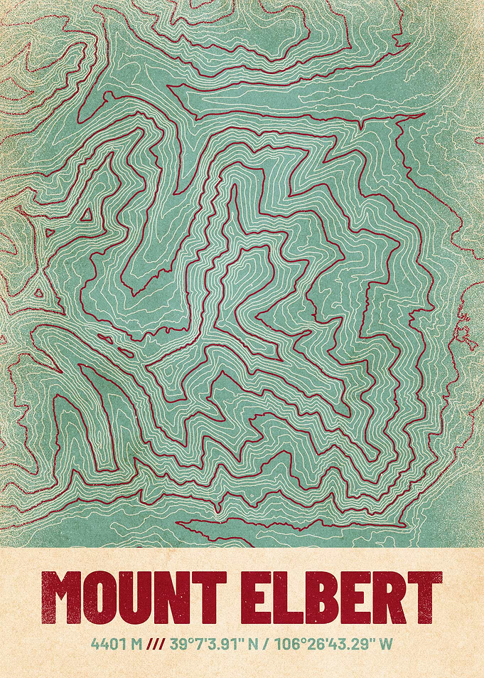 Mount Elbert Topo Map