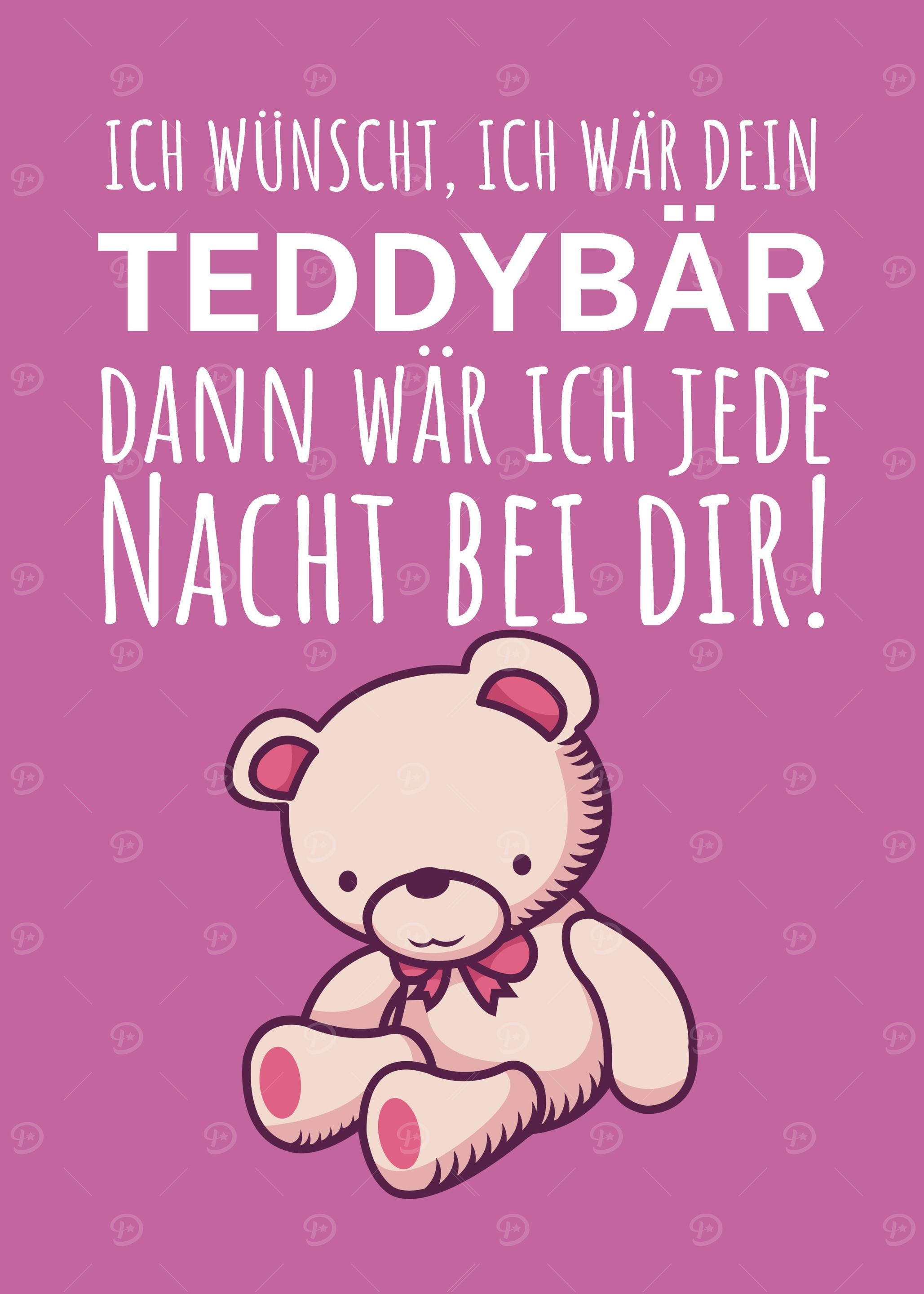 Teddy jede Nacht bei dir