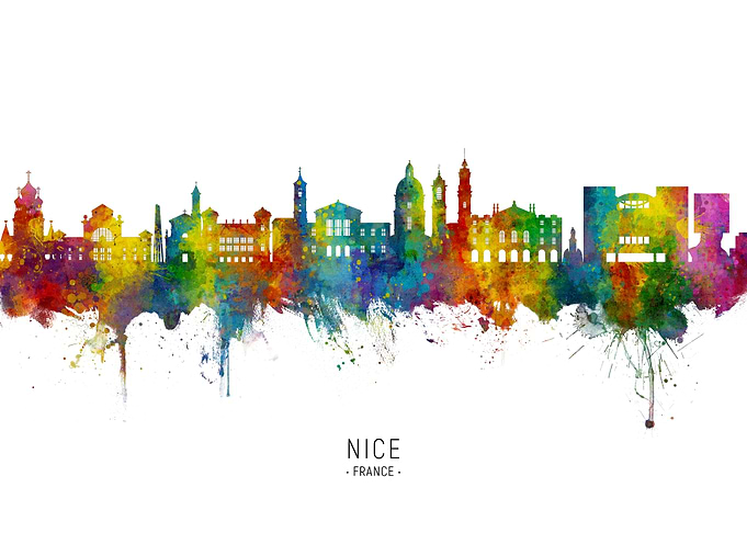Nice Skyline France