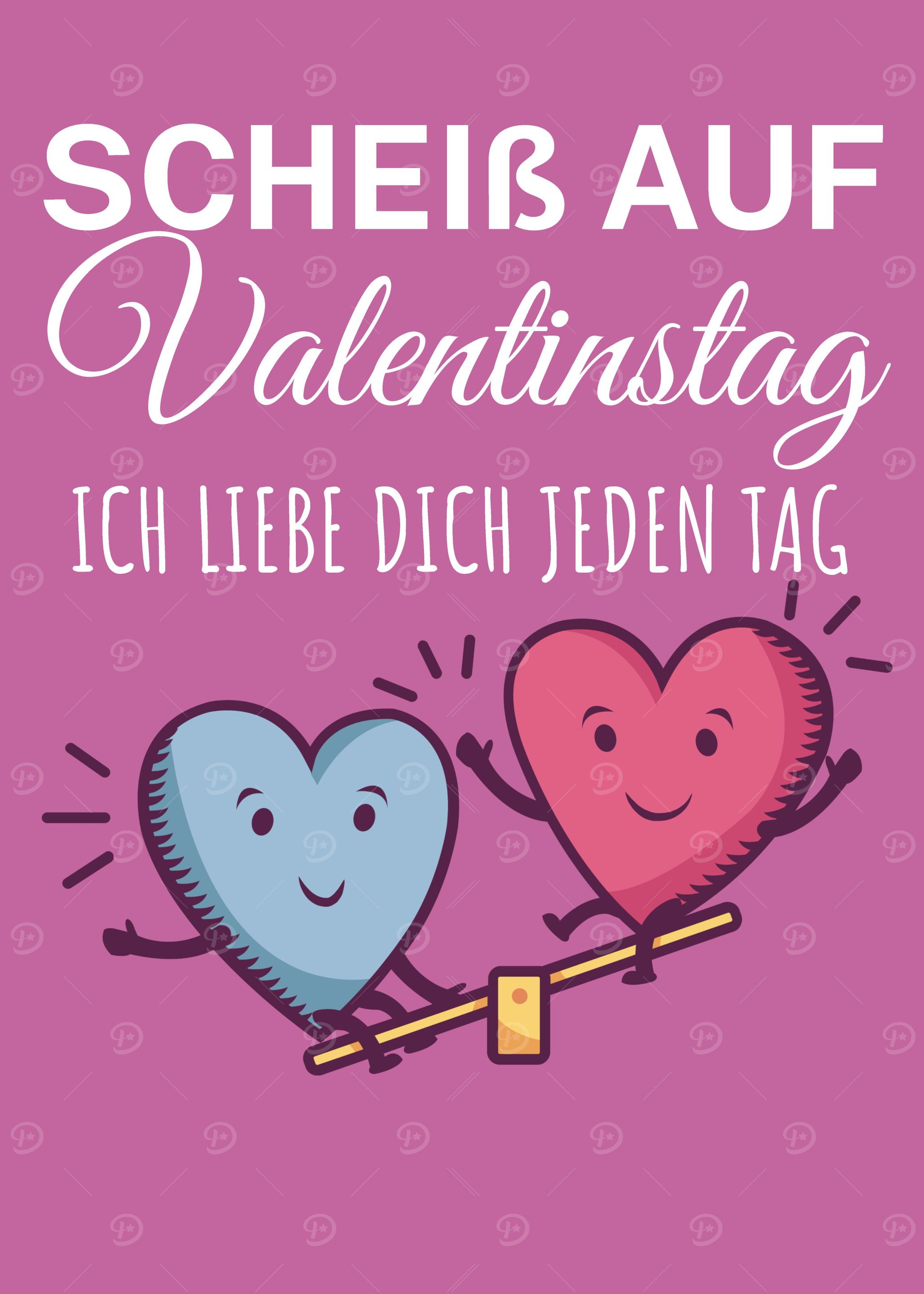 Valentins Liebe Jeden Tag
