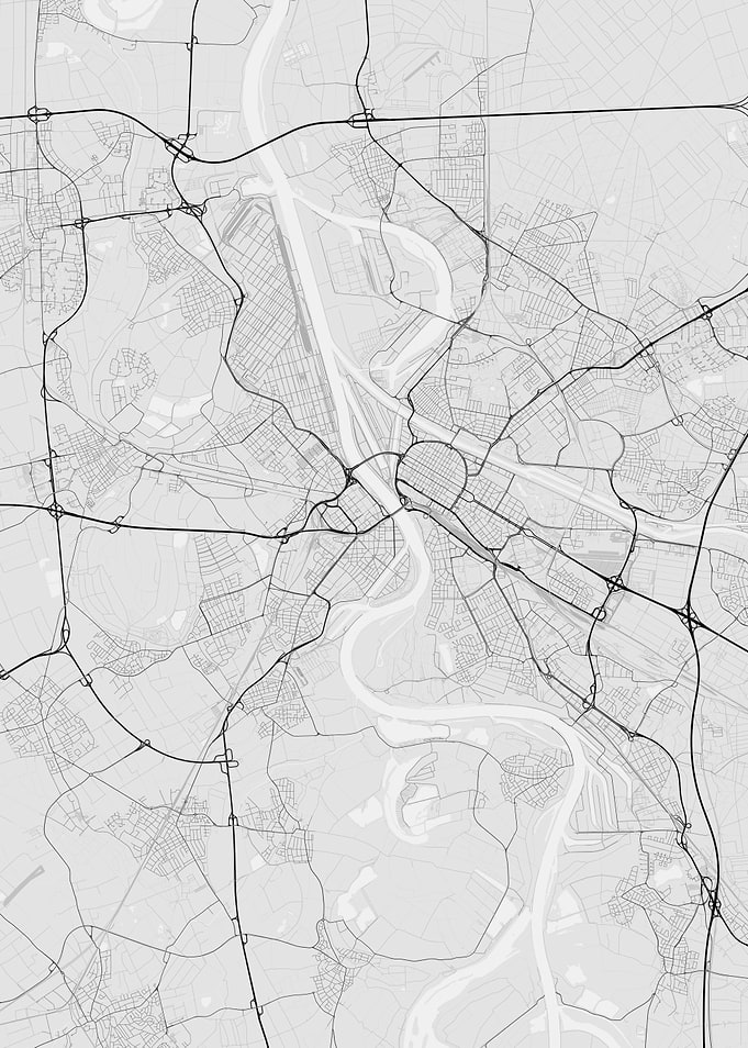 Mannheim Germany Map