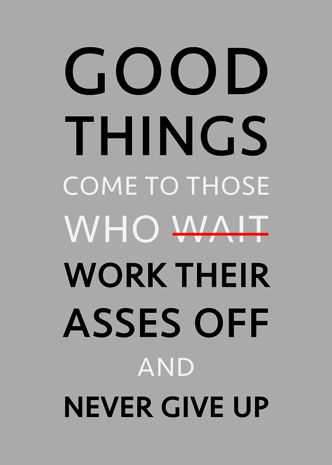 Good things work as off
