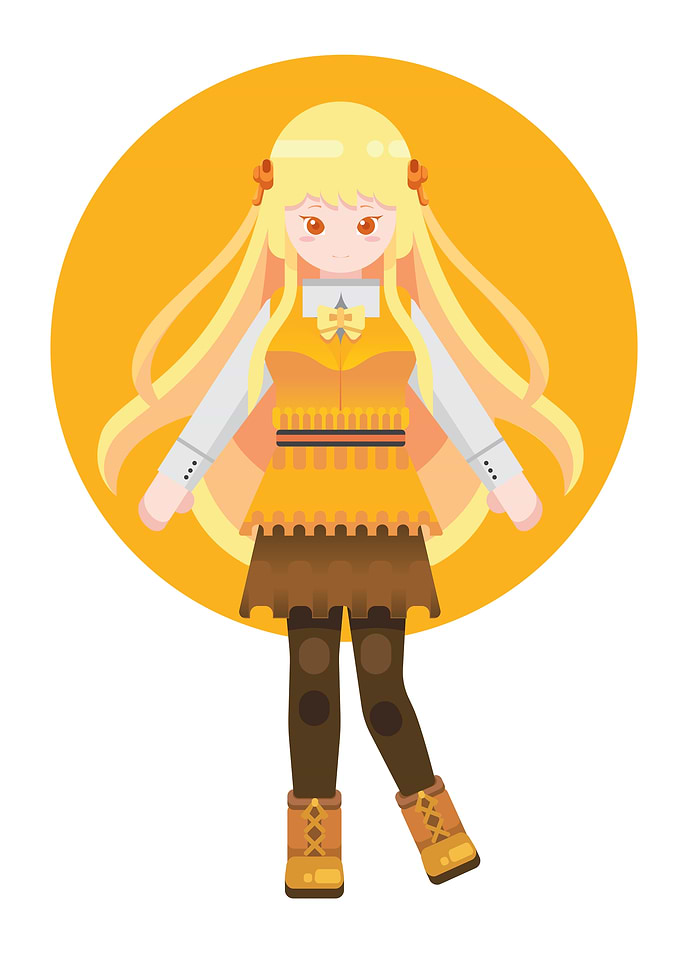 Ahika Flat Character