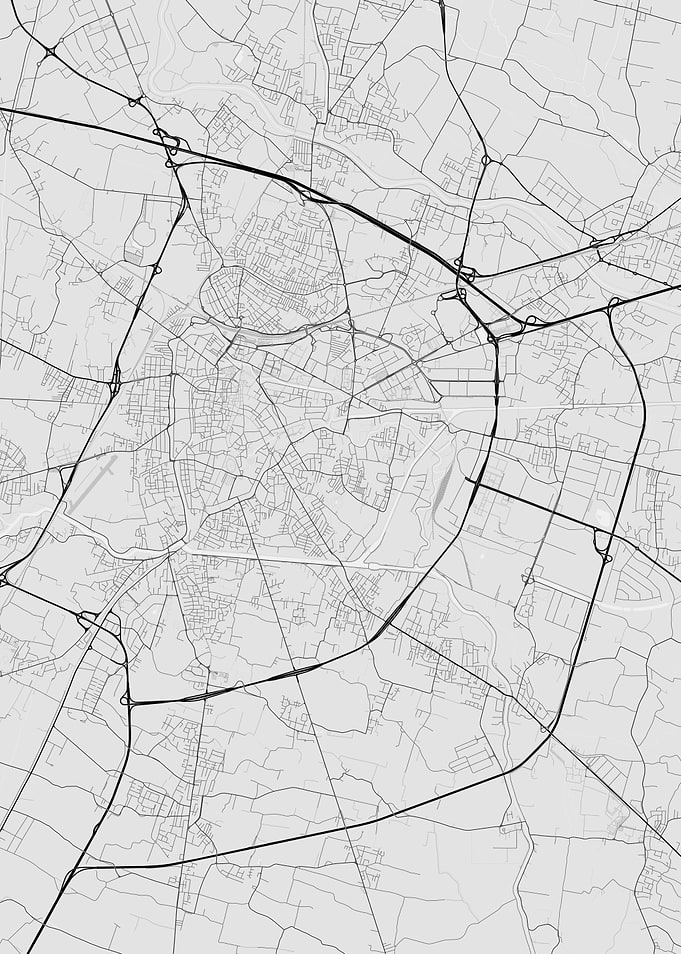 Padua Italy Map