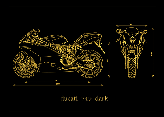 ducati7 49 dark 2005 gold