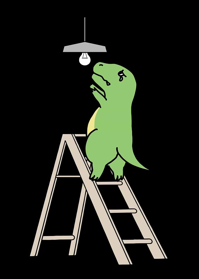 FUNNY T REX SIGN