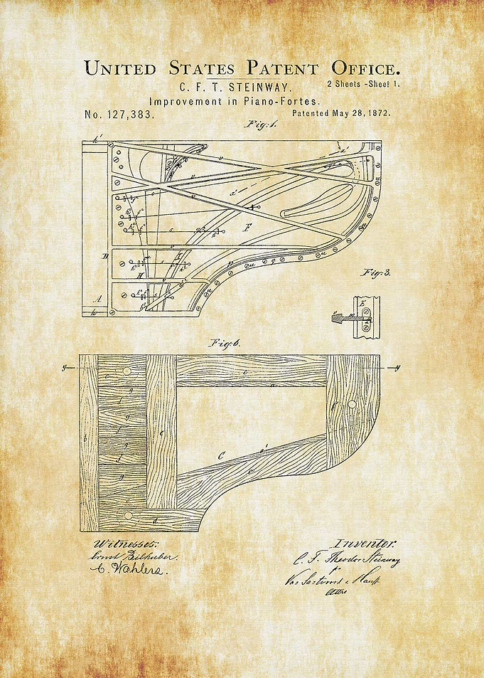 Steinway Piano Forte 1872