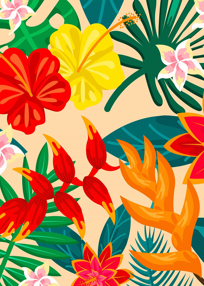 multi flowers i