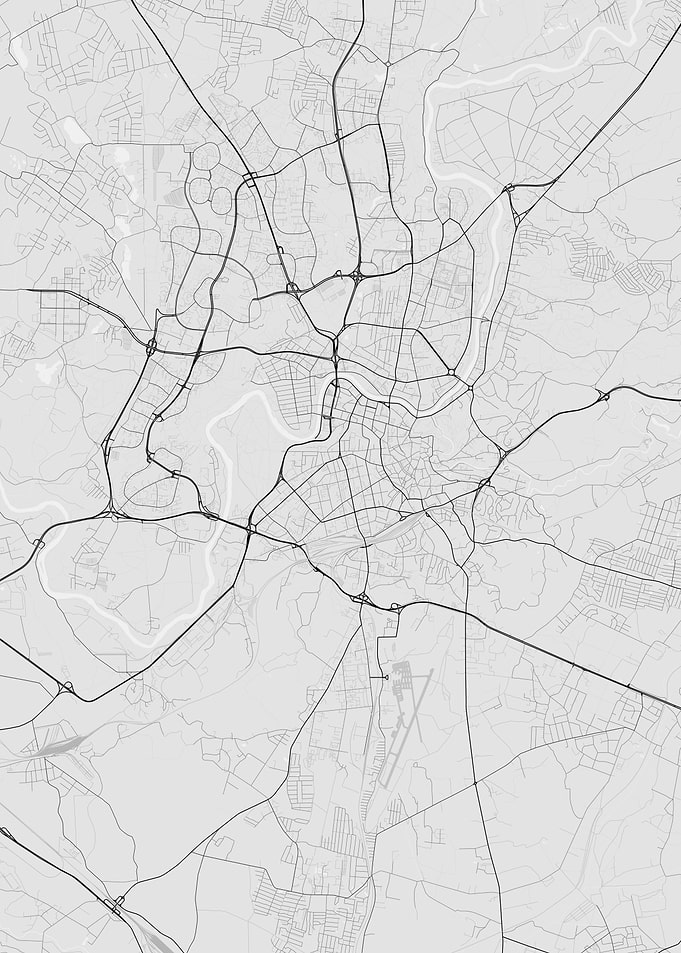 Vilnius Lithuania Map