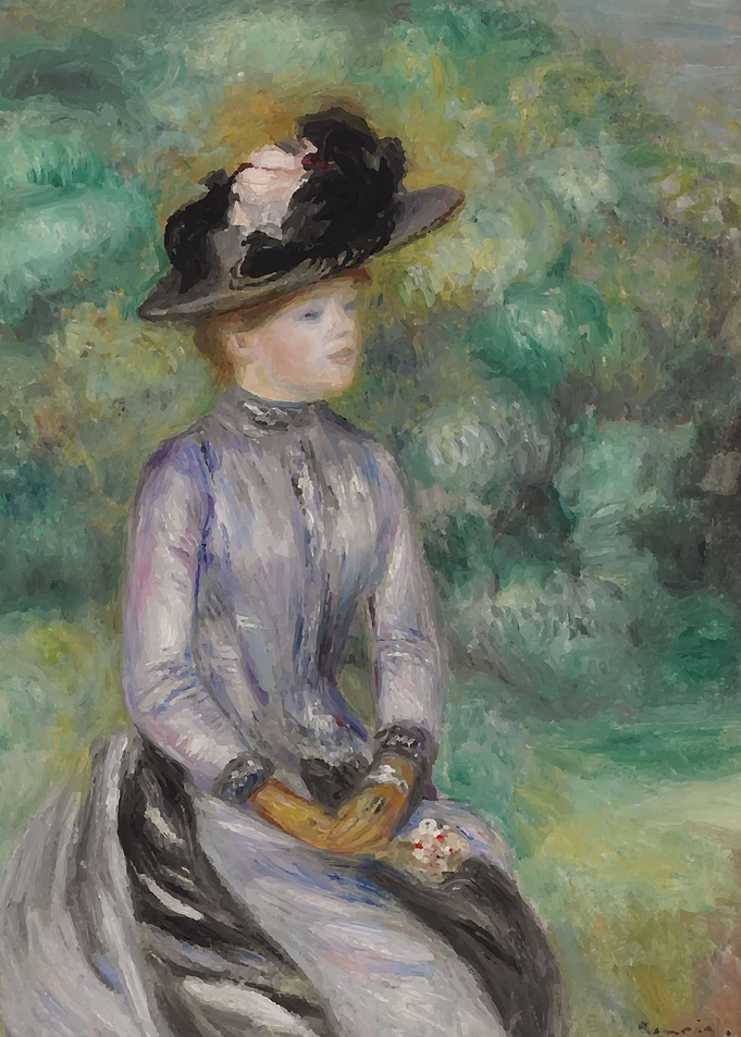 Pierre Auguste Renoir girl