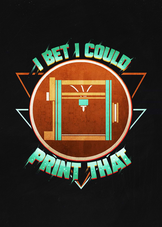 3D Printer Geek Funny Pun