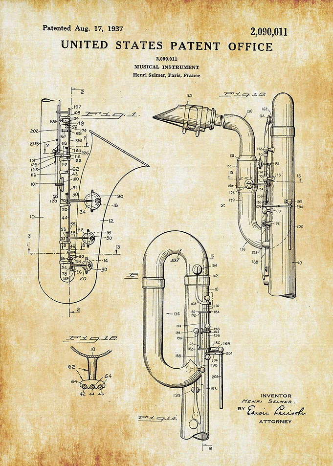 Saxophone Patent
