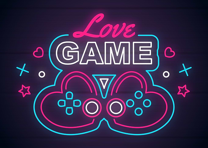 Love Game Neon