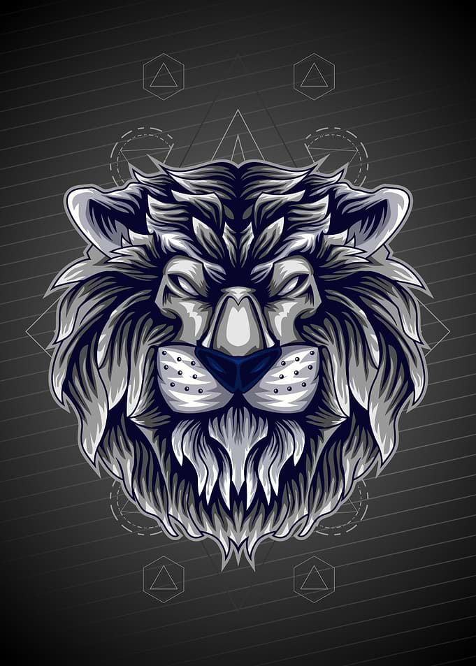 GEOMETRIC LION