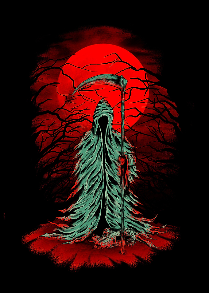 Skull Art Tshirt Design
