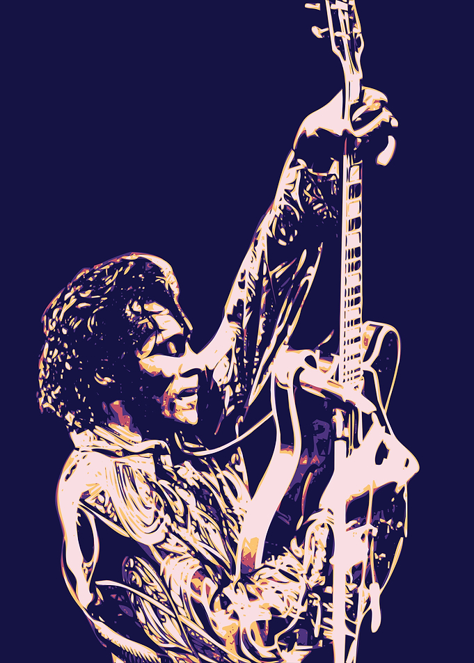 Chuck Berry Pop Art 1