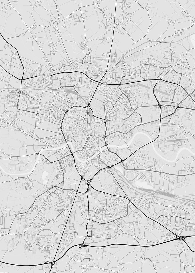Krakow Poland Map