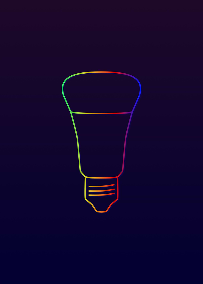 Lightbulb RGB ON