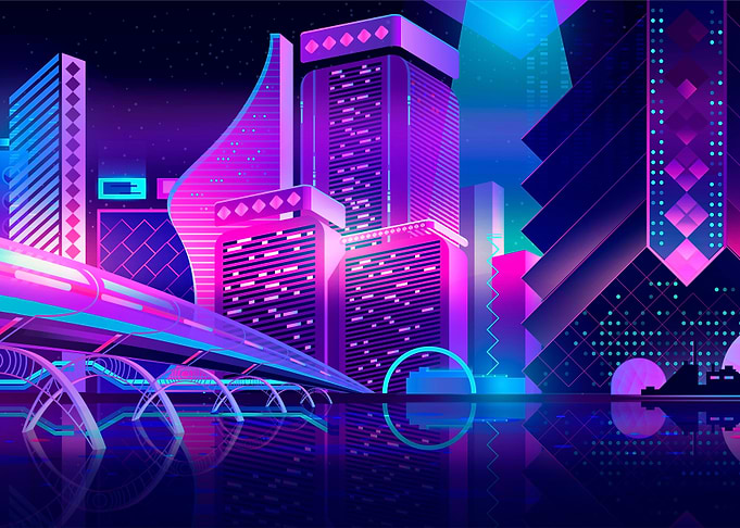 Synthwave Neon City