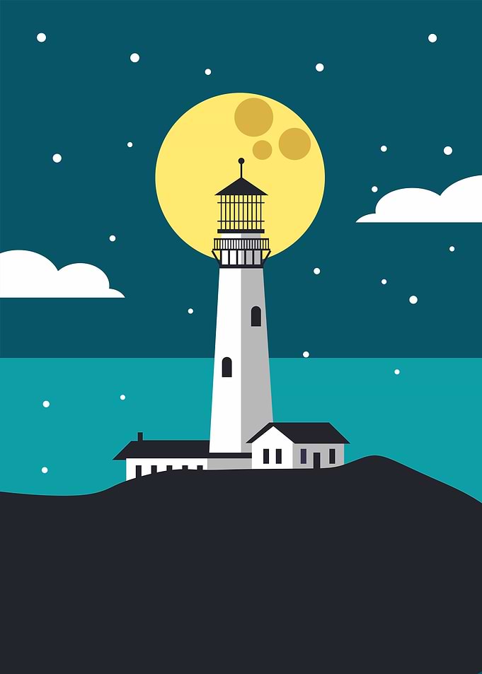 the lighthouse