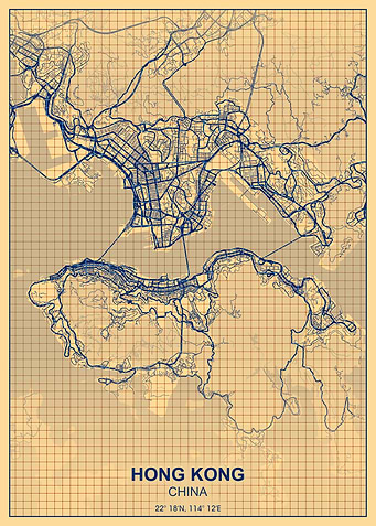 hong kong grid map