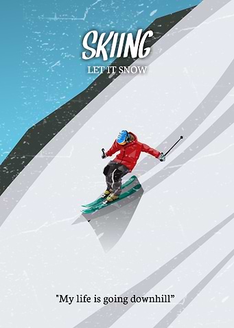 Snow sports ice ski