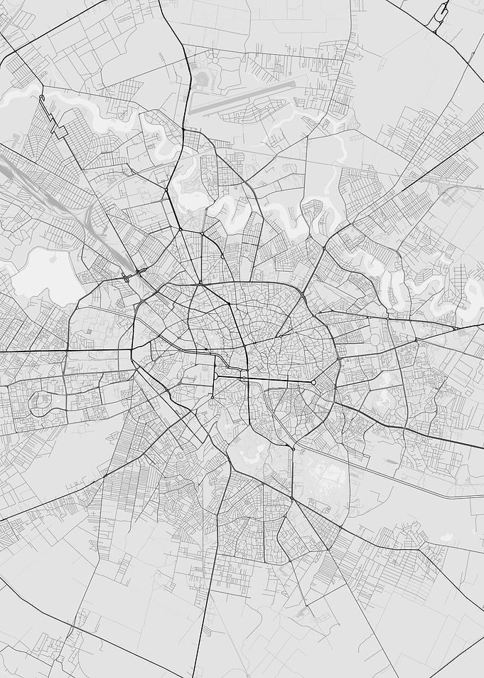 Bucharest Romania Map