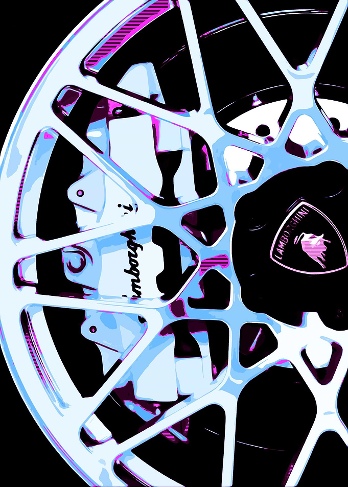 Wheel on Car