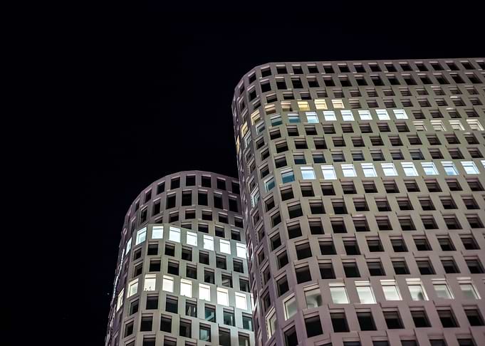 Buildings in city