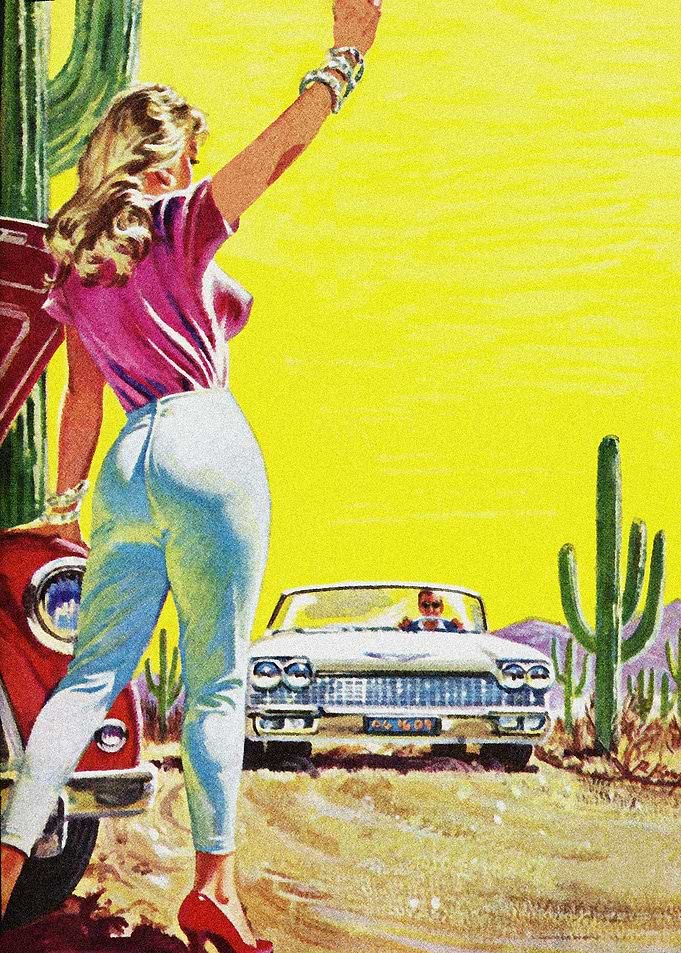 Stuck in Nowhere Pulp Art
