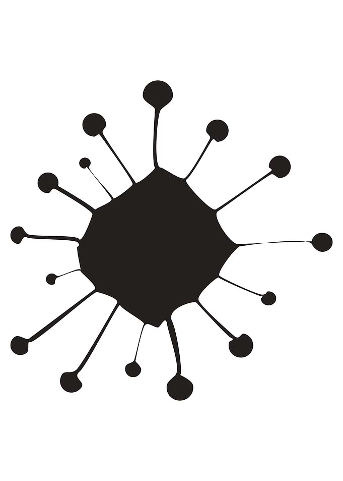 Viral Infection Silhouette