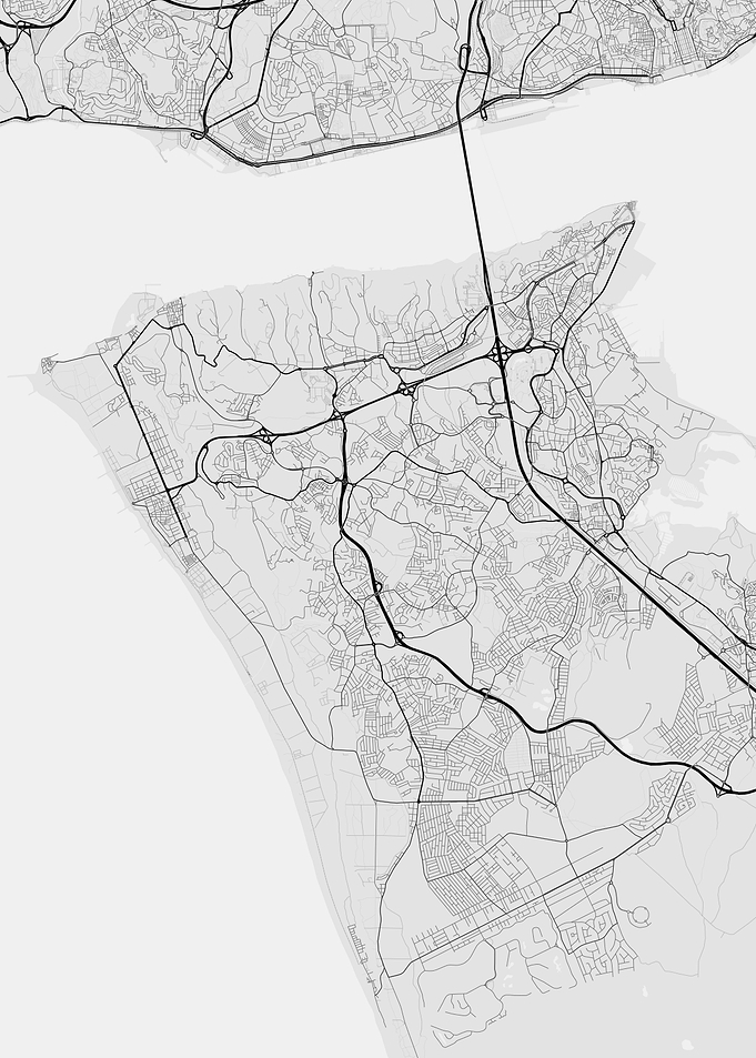 Almada Portugal Map