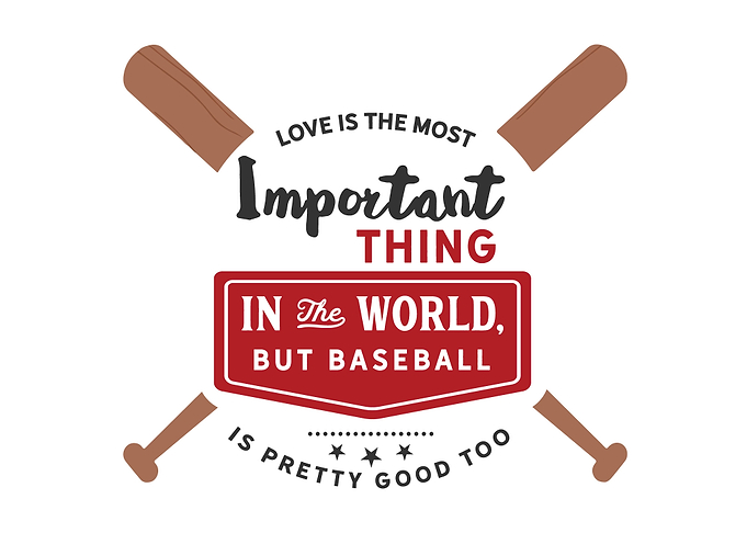 baseball is pretty good