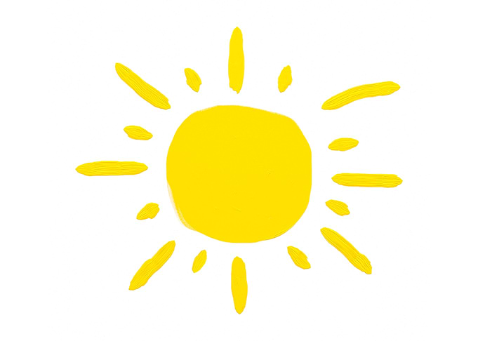 Sun color paint yellow