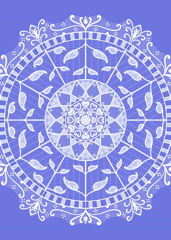 Bluebell Mandala