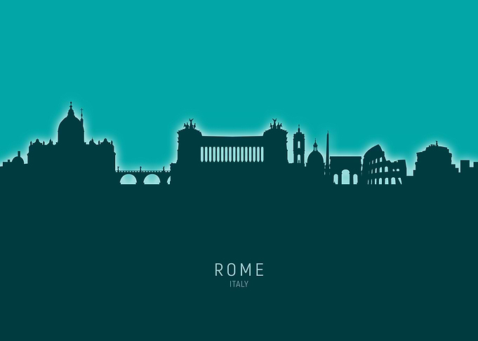 Rome Skyline Italy