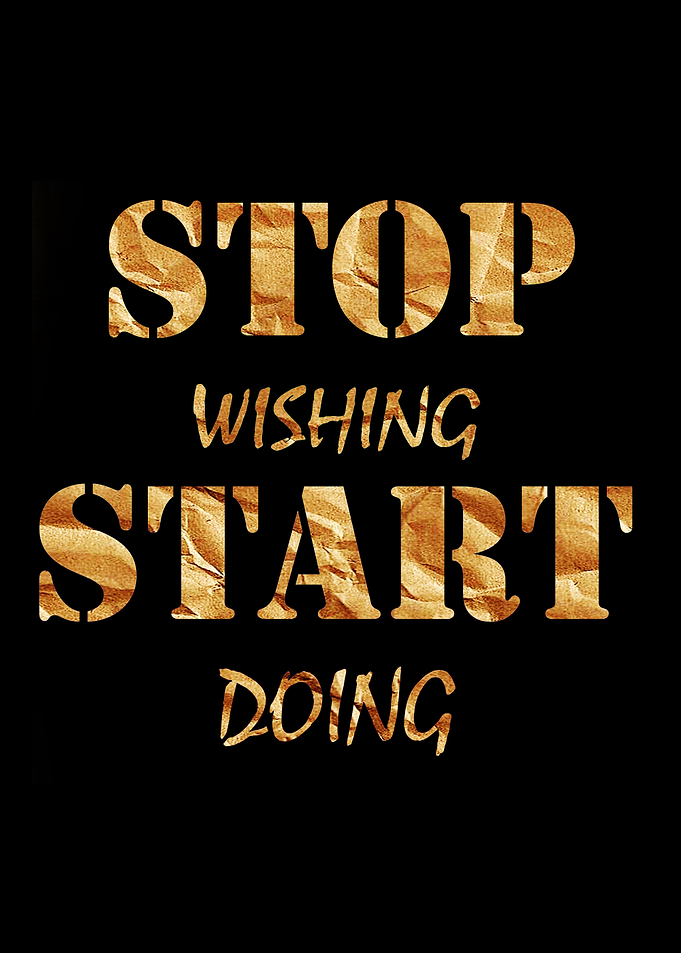 golden motivational text