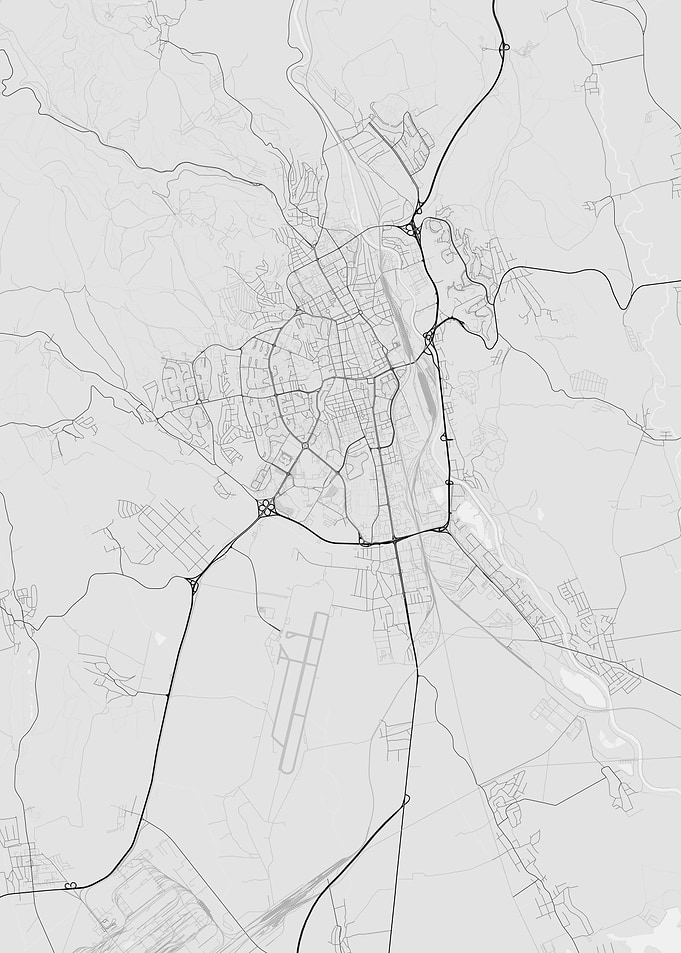 Kosice Slovakia Map