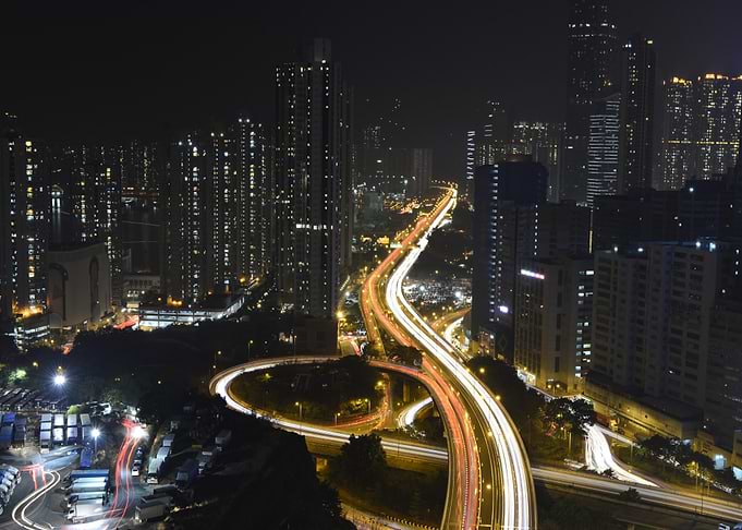 building cityscape light