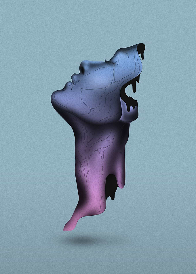 Sad Girl Melting