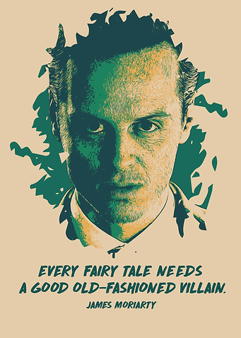 James Moriarty Quote Art